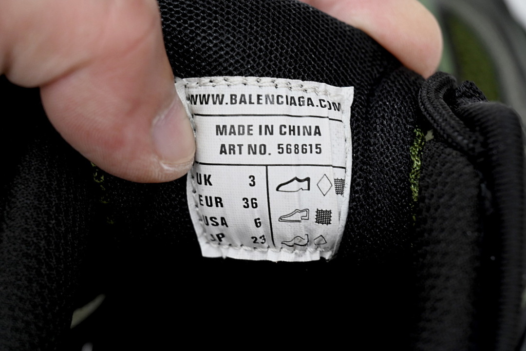 Baskets Balenciaga Track 2, noir militaire, W3AE1 2311