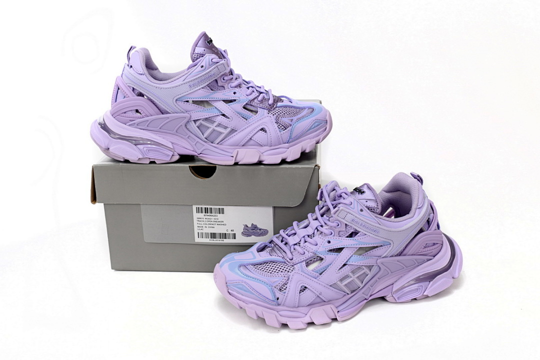 Baskets Balenciaga Track 2, violet militaire, W3AG1 5310