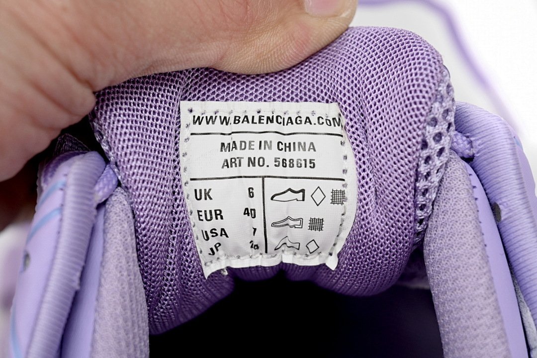 Baskets Balenciaga Track 2, violet militaire, W3AG1 5310