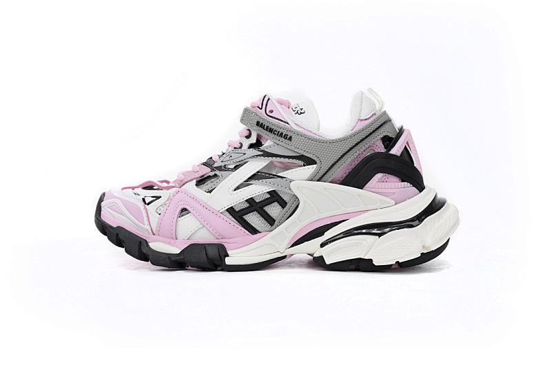 Baskets Balenciaga Track 2 rose et blanc W3AE2 5291