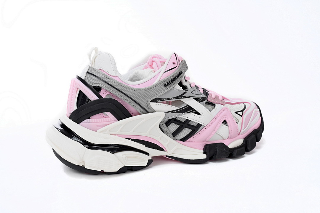 Baskets Balenciaga Track 2 rose et blanc W3AE2 5291