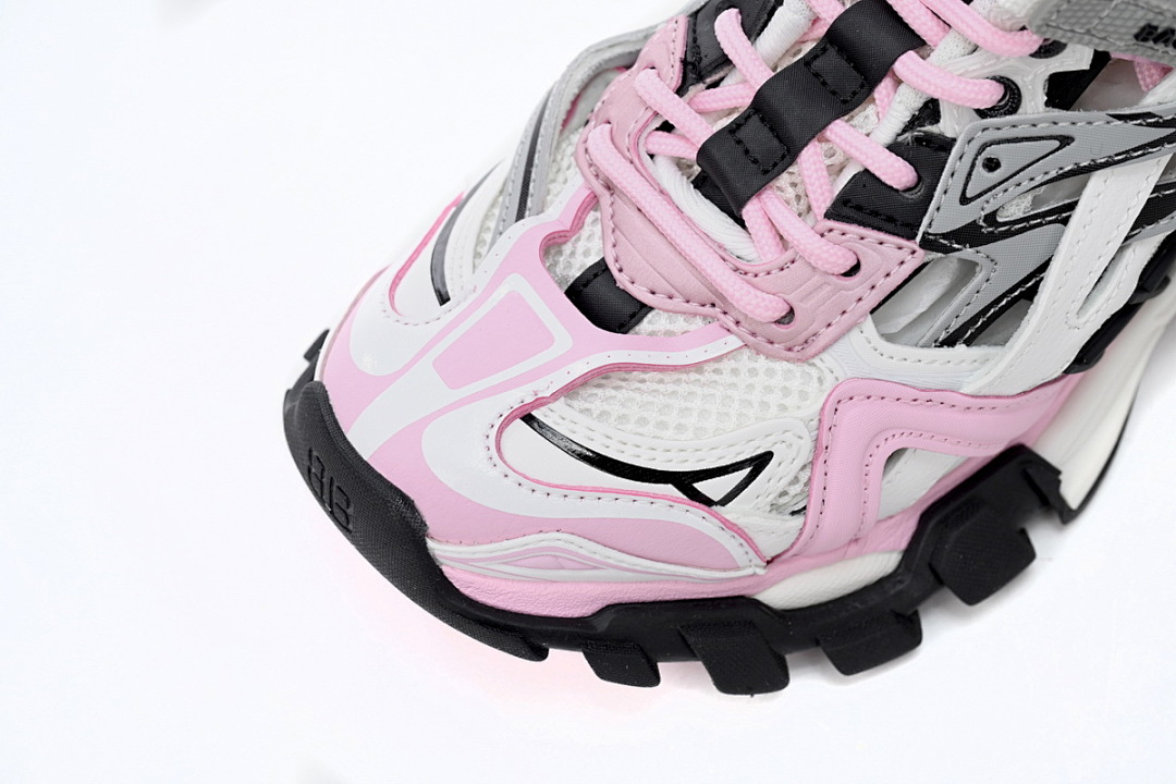 Baskets Balenciaga Track 2 rose et blanc W3AE2 5291