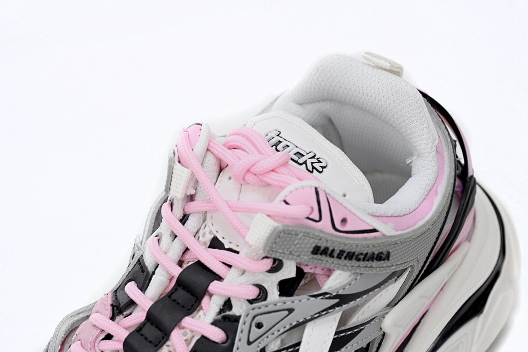 Baskets Balenciaga Track 2 rose et blanc W3AE2 5291