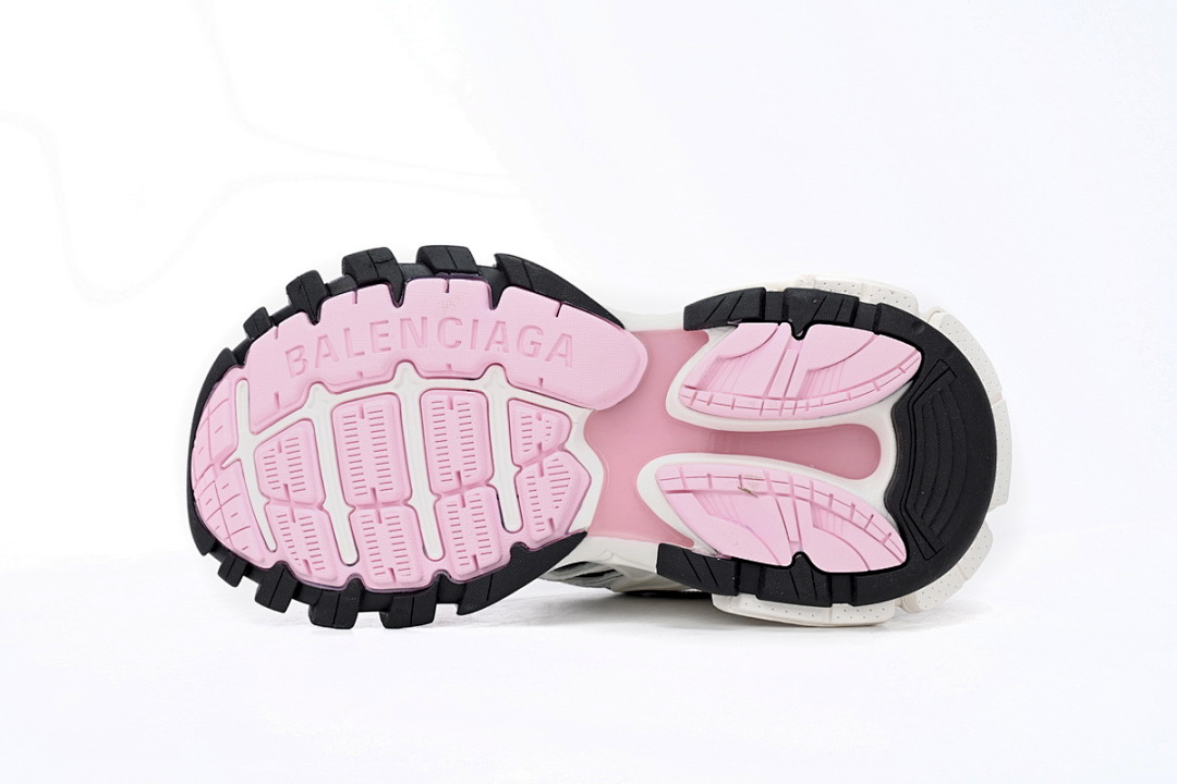 Baskets Balenciaga Track 2 rose et blanc W3AE2 5291