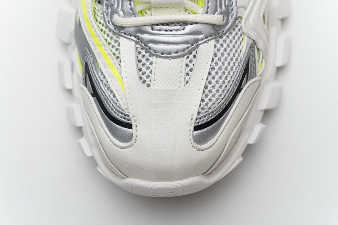 Baskets Balenciaga Track 2, blanc et jaune fluo, W2ON3 9073