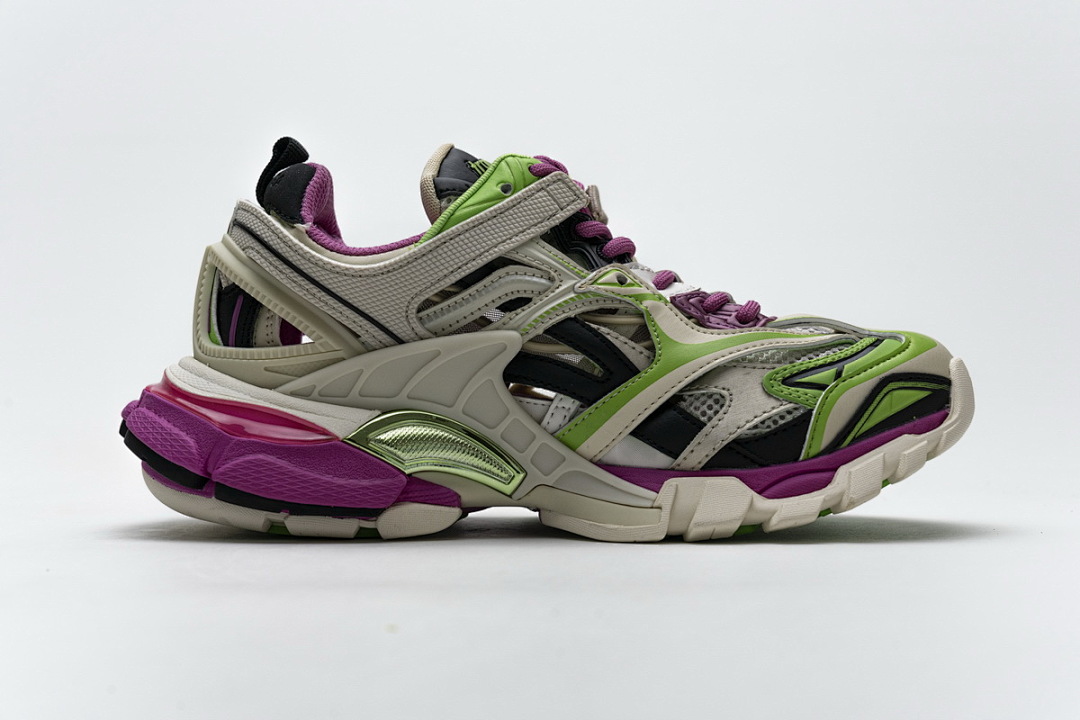 Balenciaga Track 2 Sneaker White Green Pink W2GN3 9199