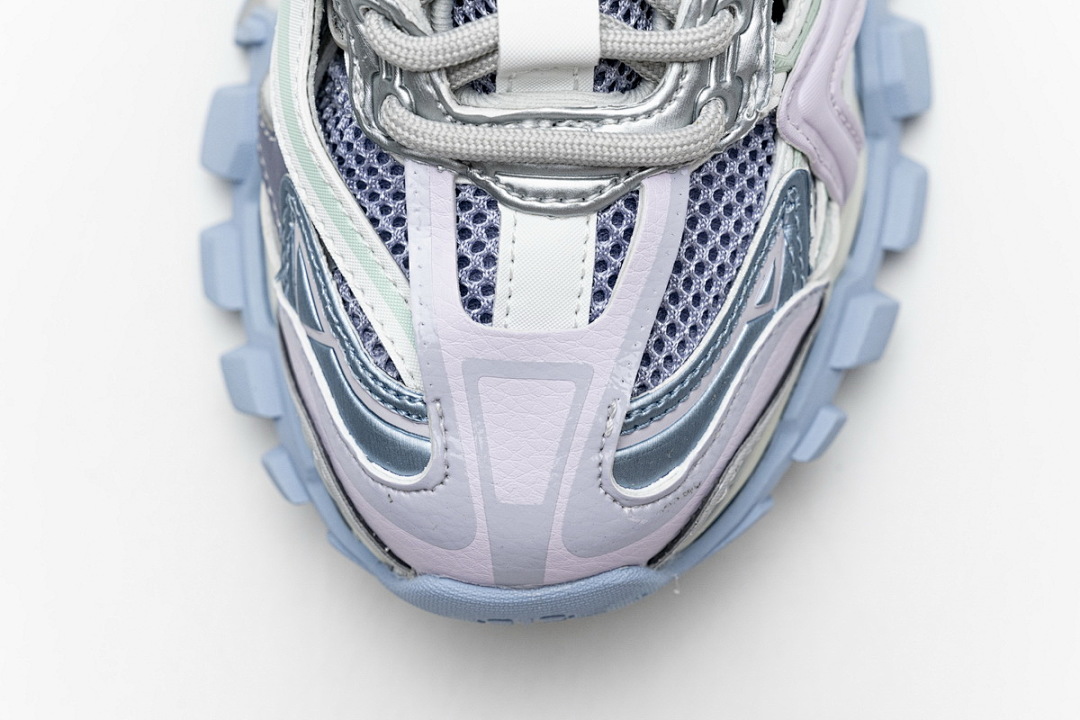 Baskets Balenciaga Track 2 blanches et bleu clair W2GN3 9045