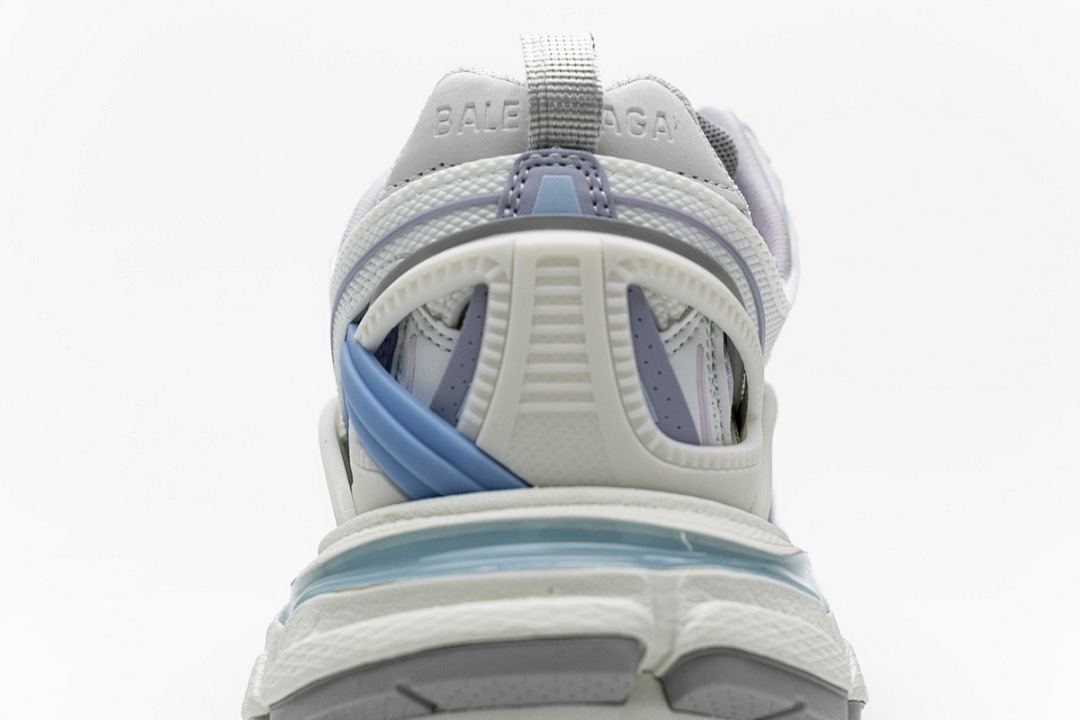 Baskets Balenciaga Track 2 blanches et bleu clair W2GN3 9045