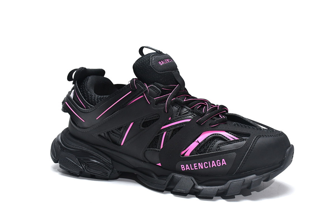 Balenciaga Track Open Preto Rosa Vermelho 542436 W2LA1 2046