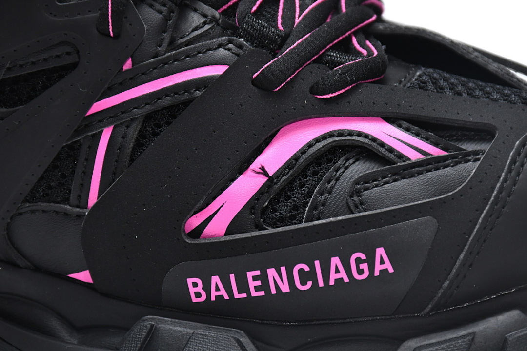 Balenciaga Track Open Preto Rosa Vermelho 542436 W2LA1 2046