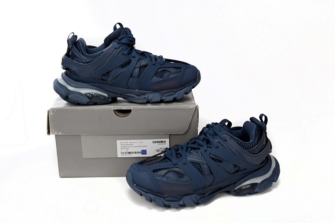 Balenciaga Track Open bleu marine 542436 W2LA1 4107