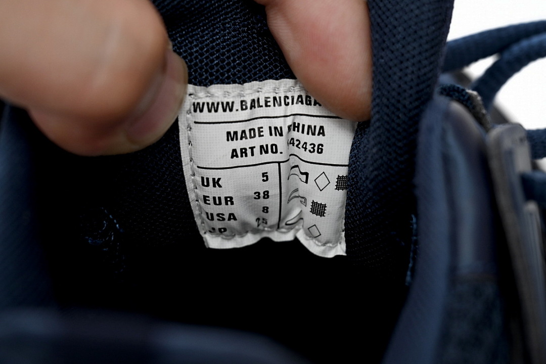 Balenciaga Track Open bleu marine 542436 W2LA1 4107