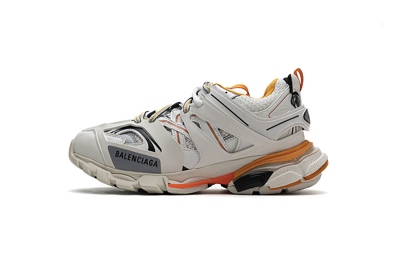 Balenciaga Track Open Blanc Orange 542436 W1GB7 9059