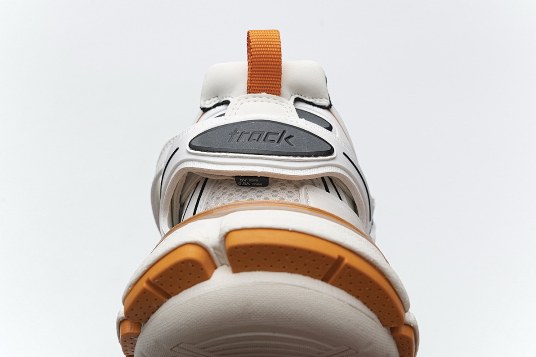 Balenciaga Track Open Blanc Orange 542436 W1GB7 9059