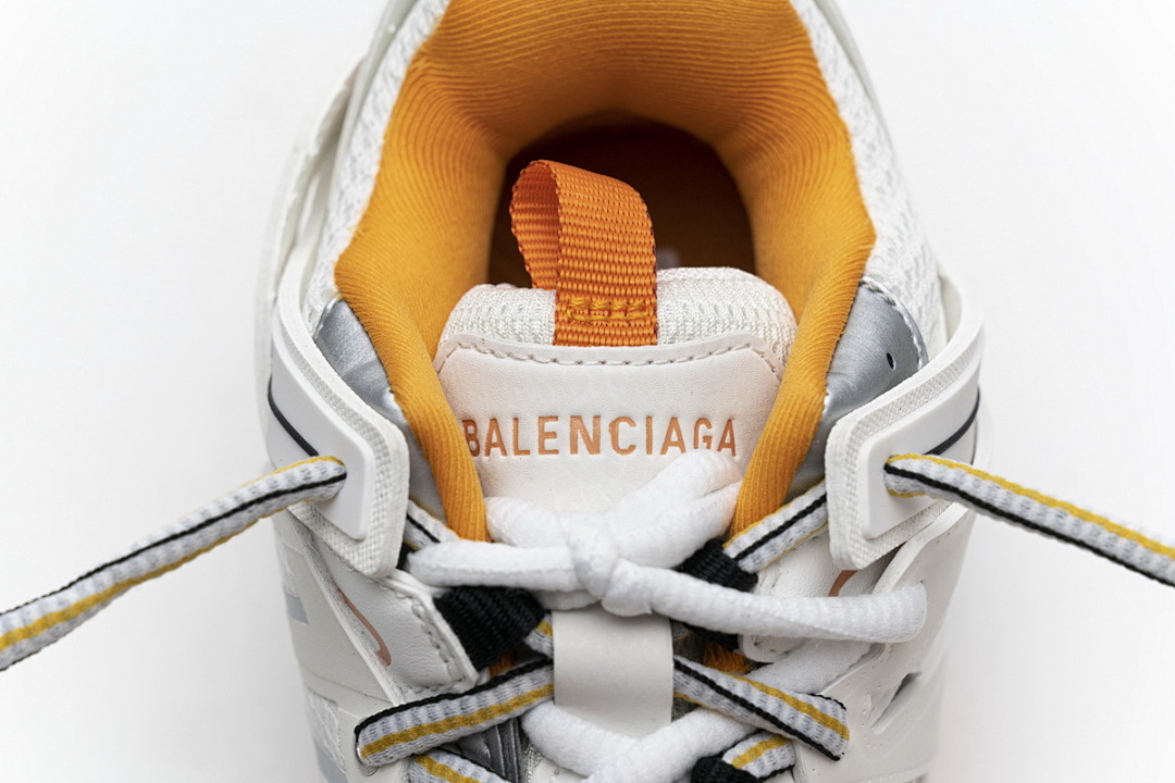 Balenciaga Track Open Blanc Orange 542436 W1GB7 9059