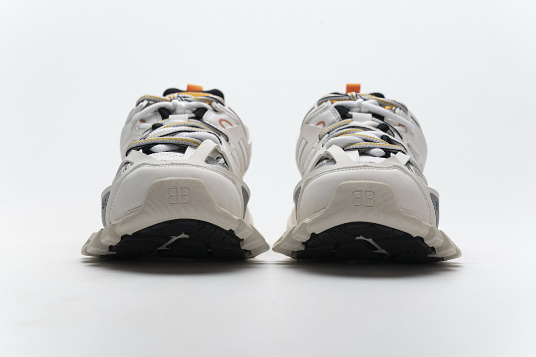 Balenciaga Track Open Blanc Orange 542436 W1GB7 9059