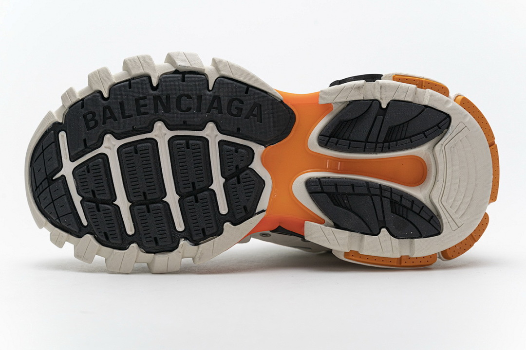 Balenciaga Track Open Blanc Orange 542436 W1GB7 9059