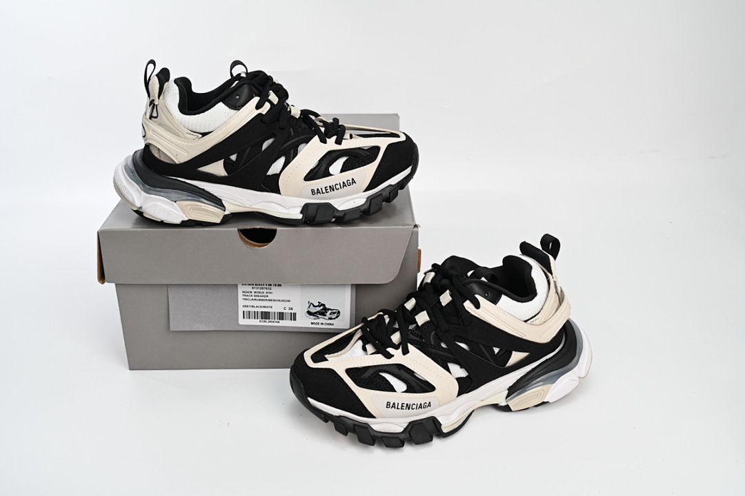 Tênis Balenciaga Track Preto e Bege W3SU5 9791