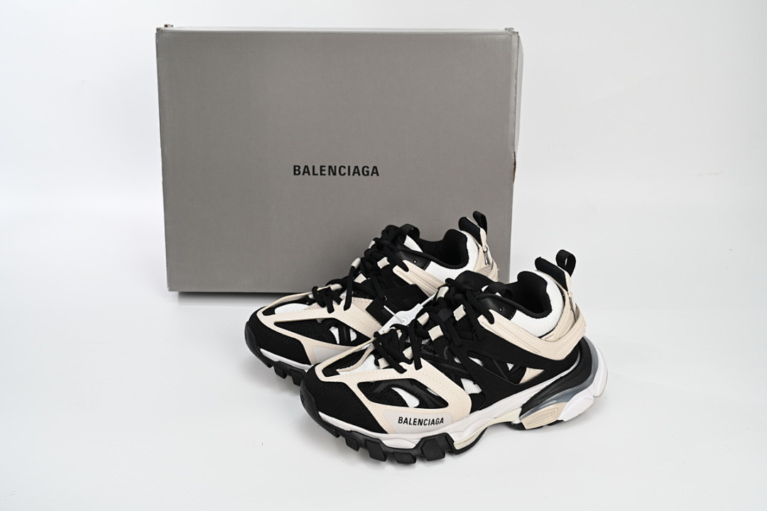 Tênis Balenciaga Track Preto e Bege W3SU5 9791