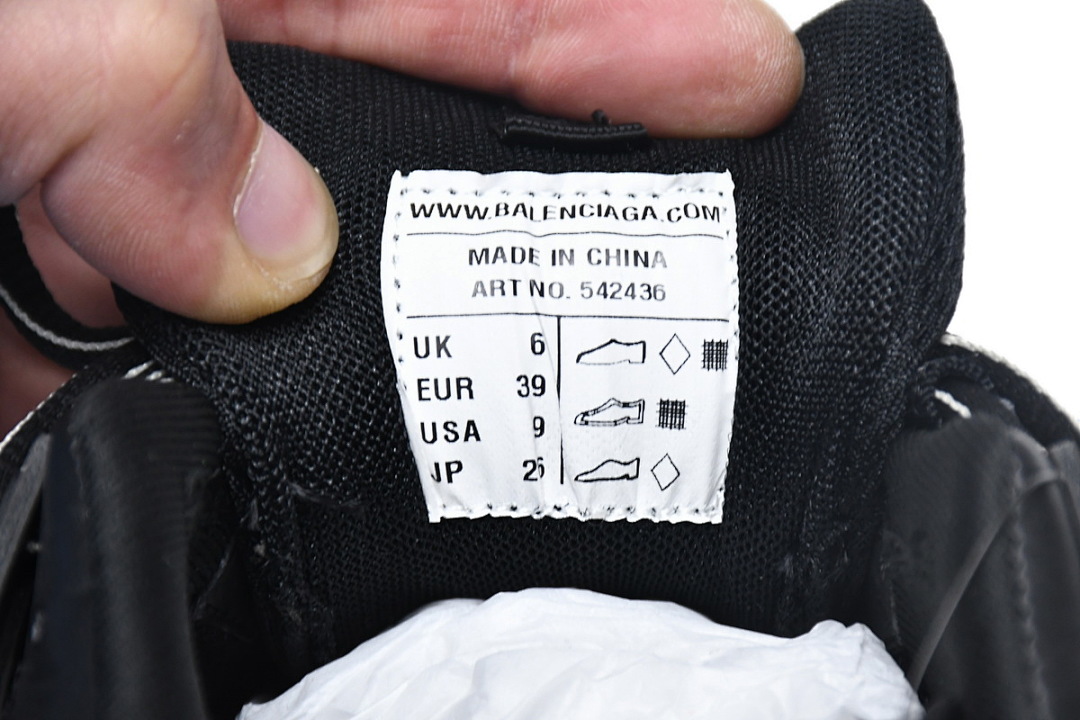 Tênis Balenciaga Track Preto Cinza W1GB1 1000