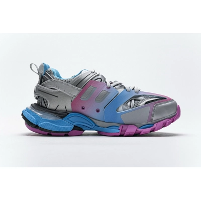 Balenciaga Track Sneaker Blue Pink Silver Grey W1GC1 4051 02