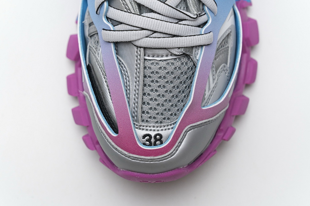 Balenciaga Track Sneaker Blue Pink Silver Grey W1GC1 4051