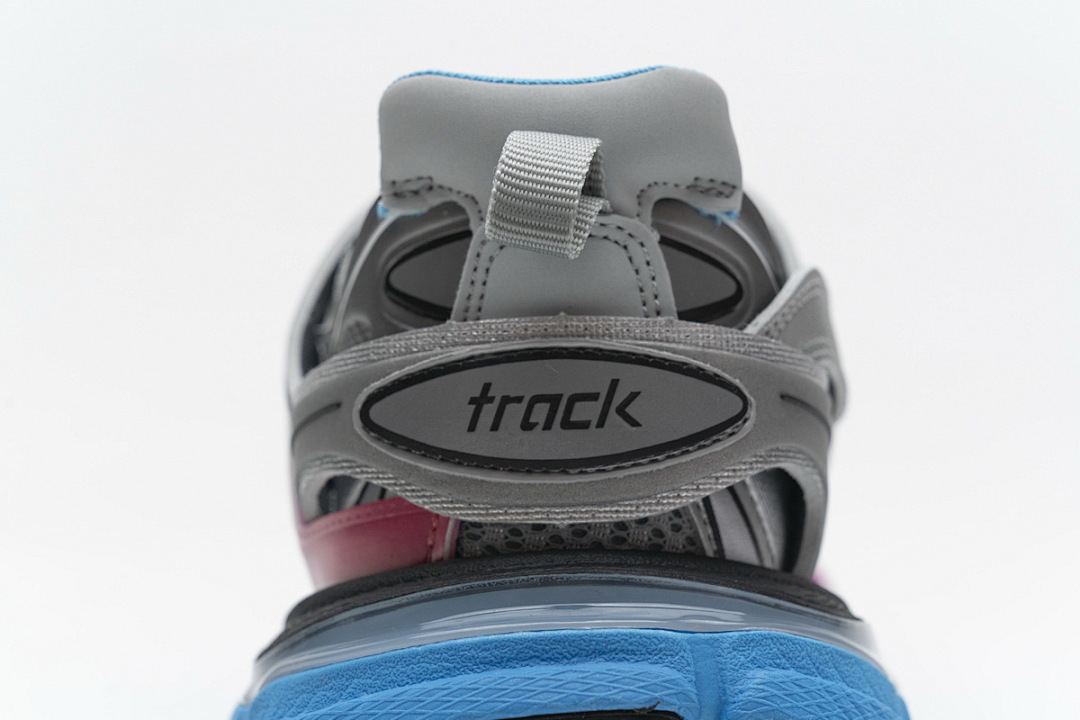Balenciaga Track Sneaker Blue Pink Silver Grey W1GC1 4051