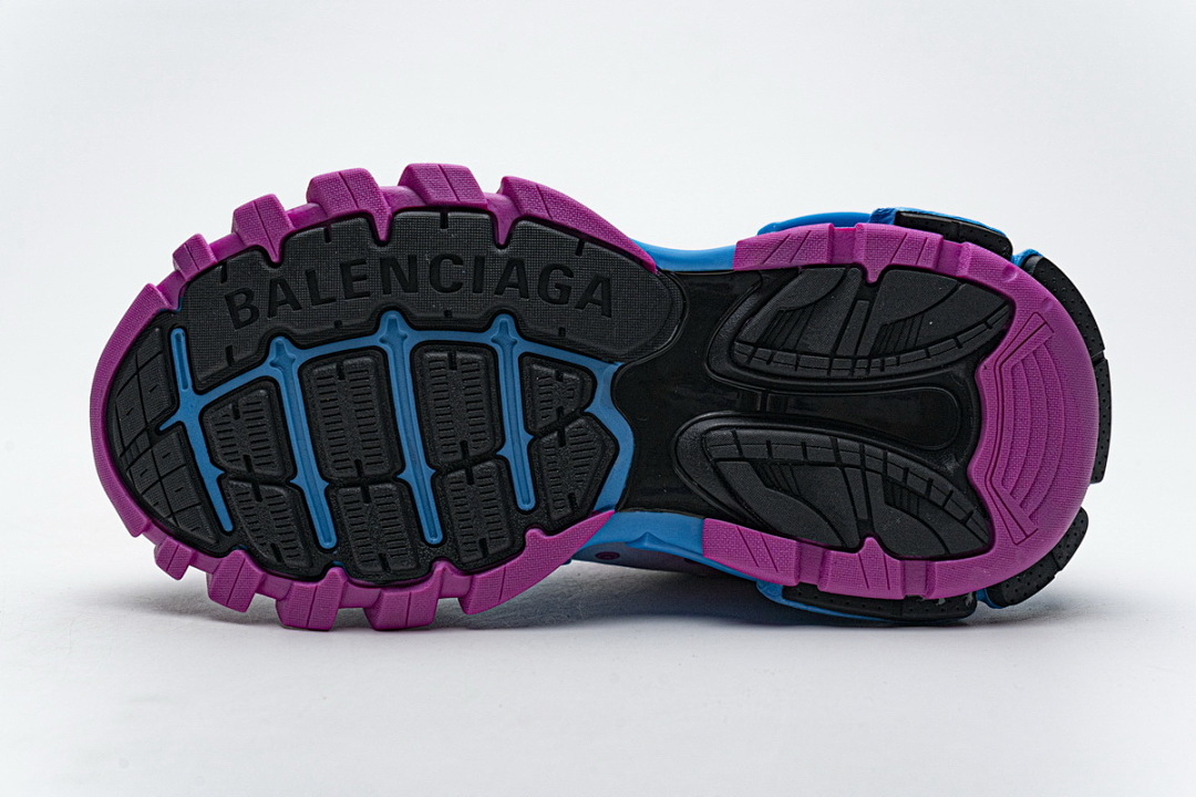 Balenciaga Track Sneaker Blue Pink Silver Grey W1GC1 4051
