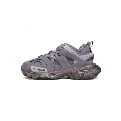 Tênis Balenciaga Track, roxo lavanda, com efeito desgastado, W1AC5 0620 01