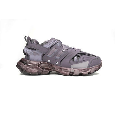 Tênis Balenciaga Track, roxo lavanda, com efeito desgastado, W1AC5 0620 02