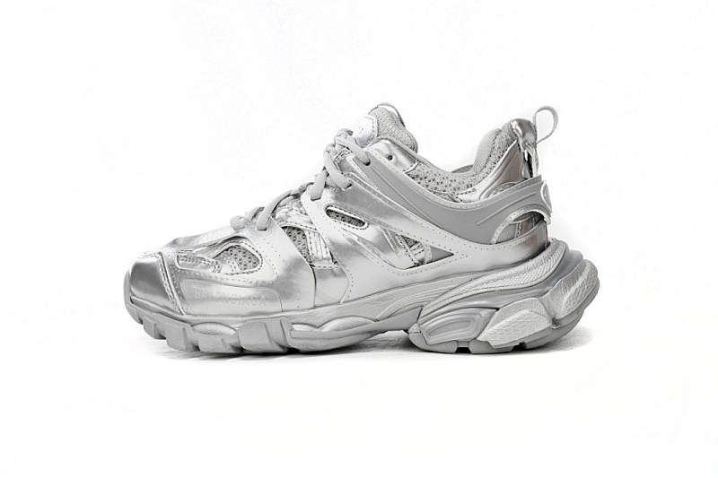 Balenciaga Track Sneaker Metallic Silver Grey W2FS3 8100