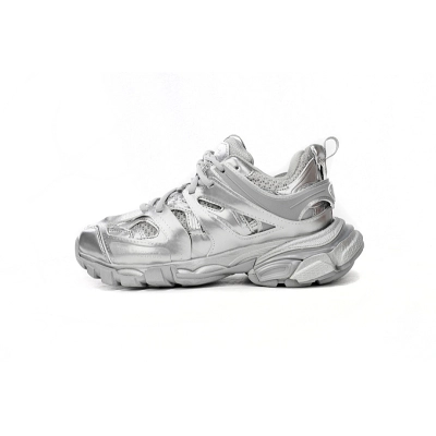 Balenciaga Track Sneaker Metallic Silver Grey W2FS3 8100 01