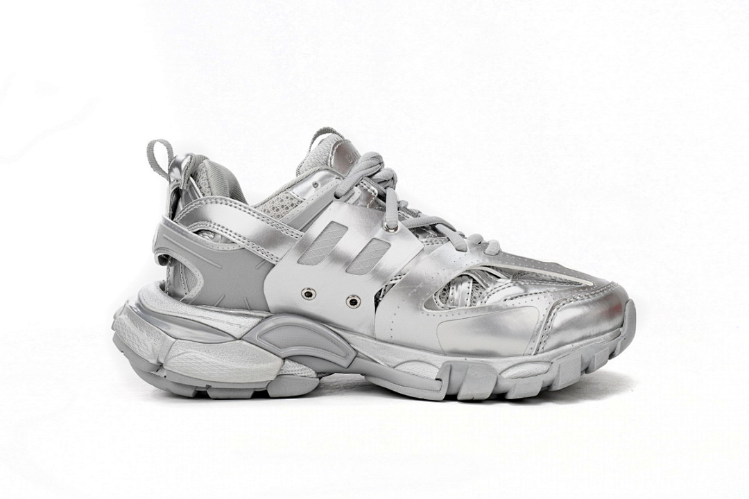 Balenciaga Track Sneaker Metallic Silver Grey W2FS3 8100