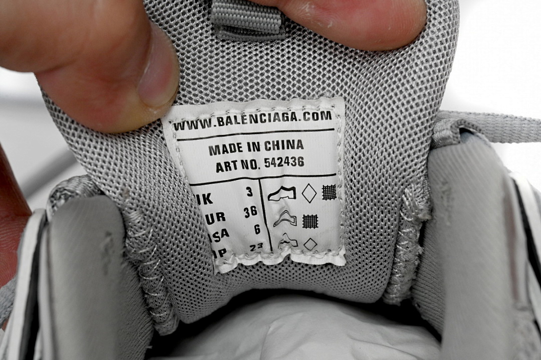 Balenciaga Track Sneaker Metallic Silver Grey W2FS3 8100