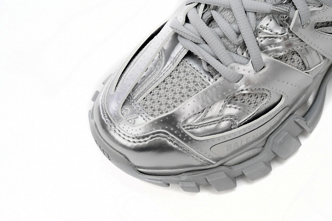 Balenciaga Track Sneaker Metallic Silver Grey W2FS3 8100