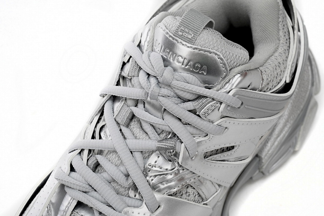 Balenciaga Track Sneaker Metallic Silver Grey W2FS3 8100