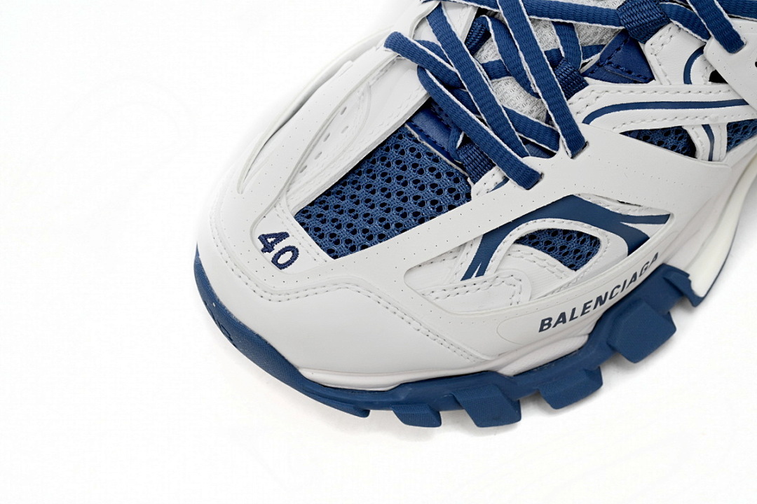Tênis Balenciaga Track Branco e Azul W1GC4 9050