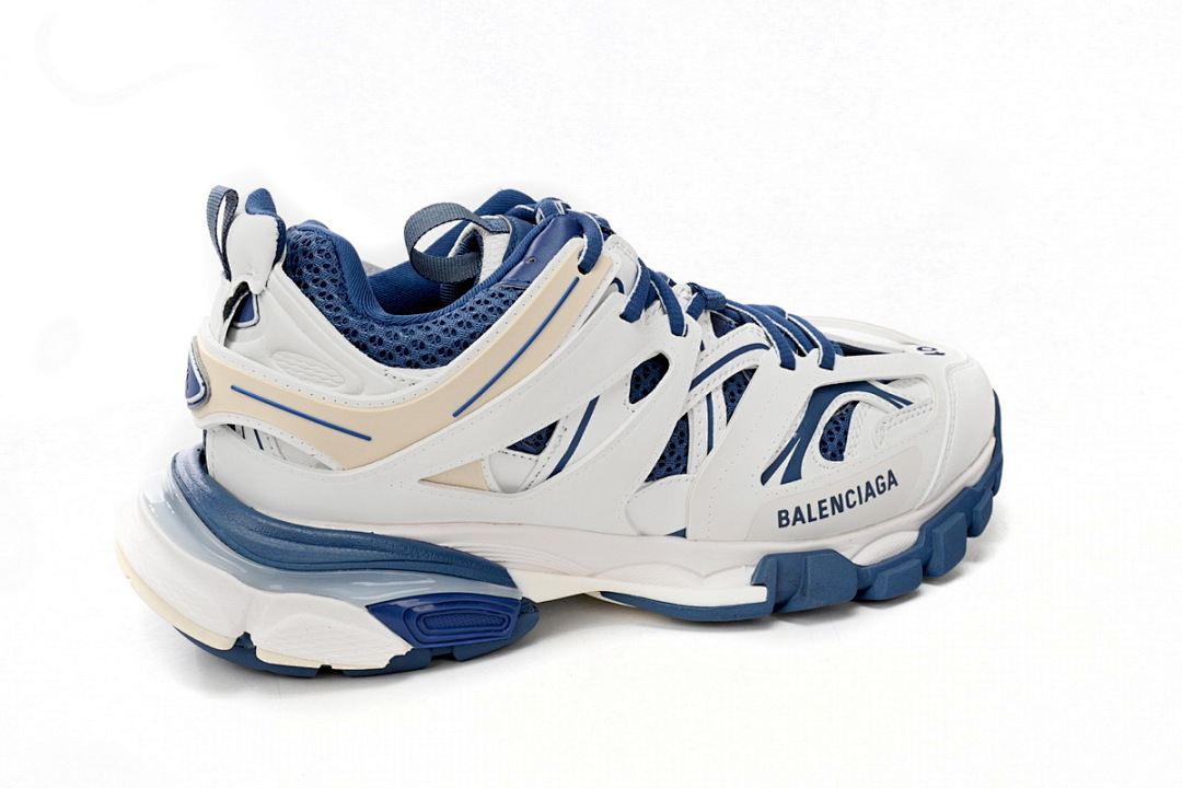 Tênis Balenciaga Track Branco e Azul W1GC4 9050