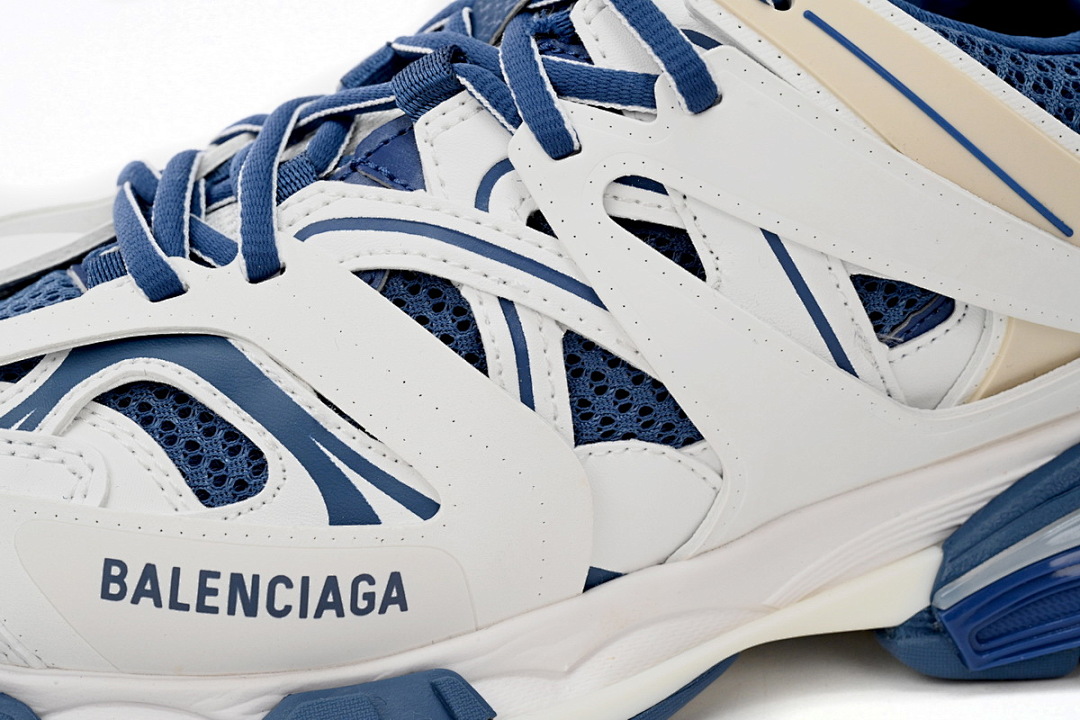 Tênis Balenciaga Track Branco e Azul W1GC4 9050