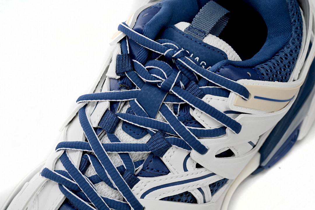 Tênis Balenciaga Track Branco e Azul W1GC4 9050