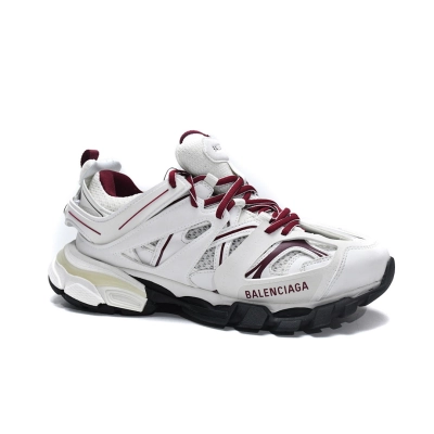 Tênis Balenciaga Track Branco e Borgonha W1JH 1915 02