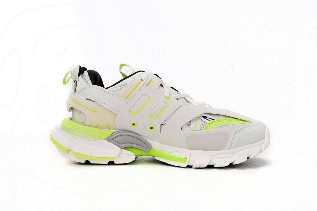 Tênis Balenciaga Track Branco e Amarelo Fluorescente W3NU2 7660