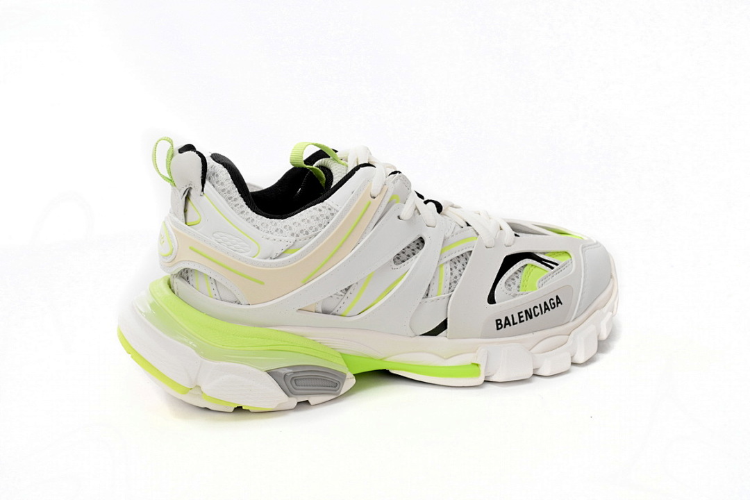 Tênis Balenciaga Track Branco e Amarelo Fluorescente W3NU2 7660