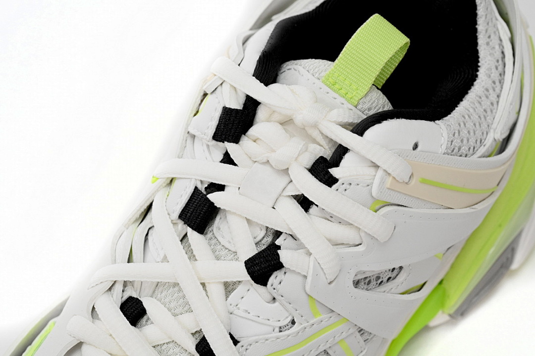 Tênis Balenciaga Track Branco e Amarelo Fluorescente W3NU2 7660