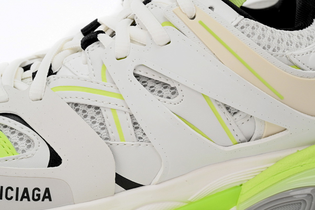 Tênis Balenciaga Track Branco e Amarelo Fluorescente W3NU2 7660