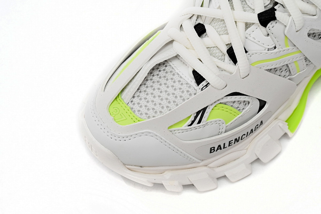 Tênis Balenciaga Track Branco e Amarelo Fluorescente W3NU2 7660