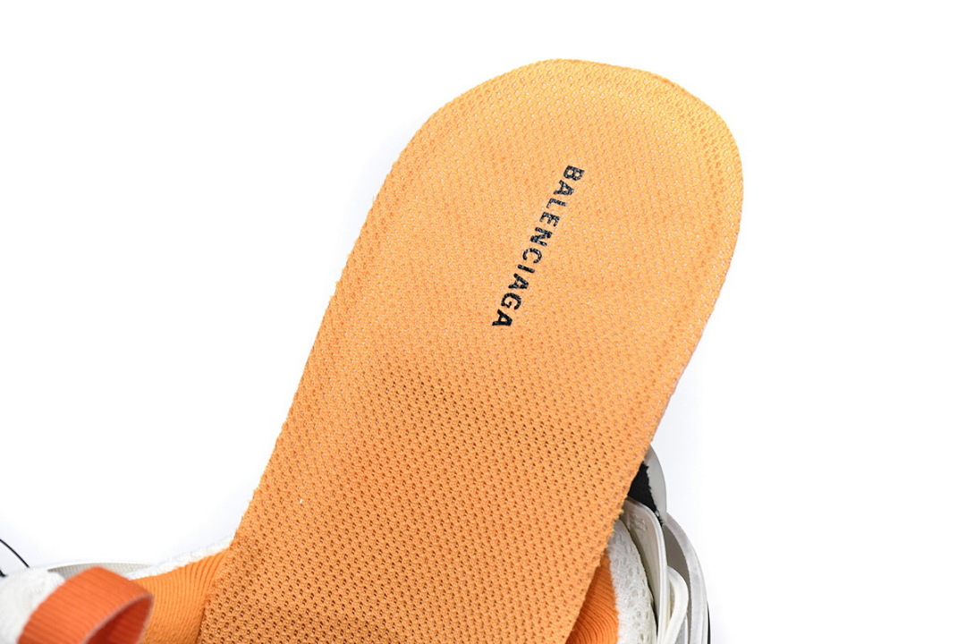 Tênis Balenciaga Track Branco, Cinza e Laranja W1GB1 9059