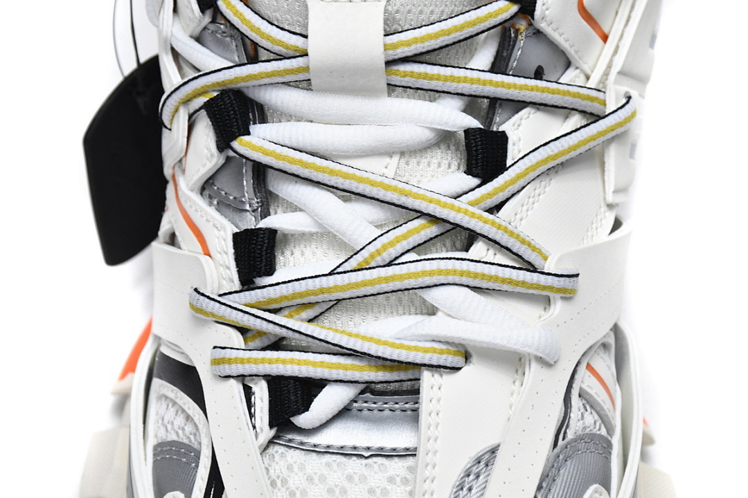 Tênis Balenciaga Track Branco, Cinza e Laranja W1GB1 9059