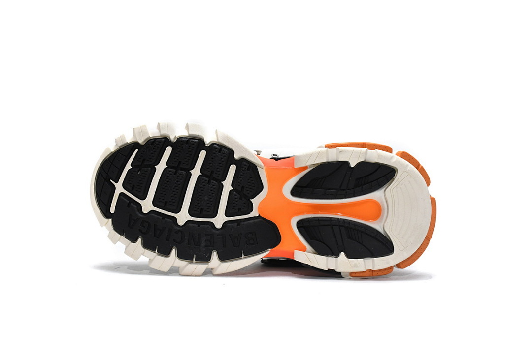 Tênis Balenciaga Track Branco, Cinza e Laranja W1GB1 9059