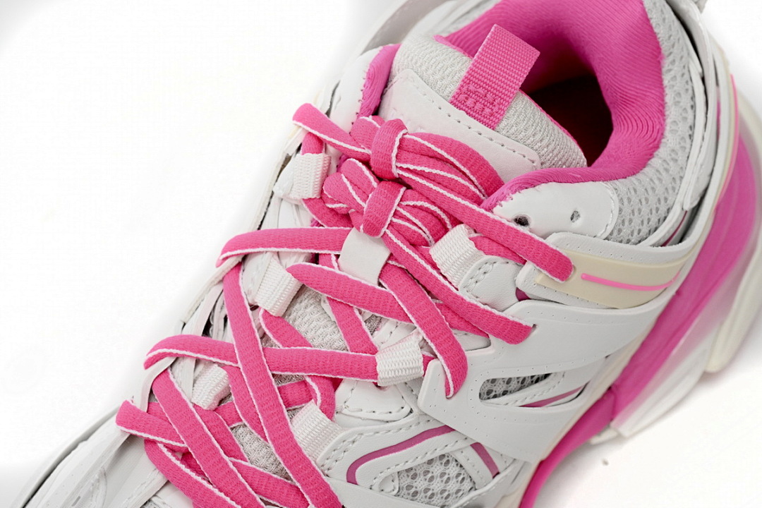 Tênis Balenciaga Track Branco, Cinza e Rosa W1GB1 2258